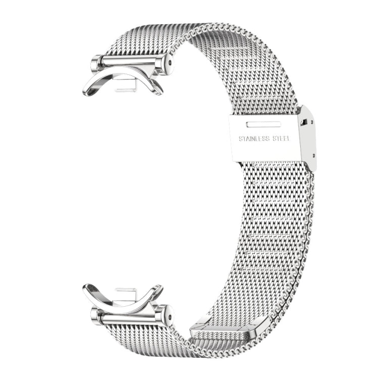 For Xiaomi Smart Band 10 / 9 / 8 Mijobs GT4 Milan Buckle Metal Watch Band(Silver)