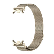 For Xiaomi Smart Band 10 / 9 / 8 Mijobs GT4 Milan Magnetic Metal Watch Band(Light Gold)