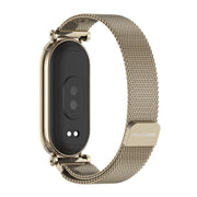For Xiaomi Smart Band 10 / 9 / 8 Mijobs GT4 Milan Magnetic Metal Watch Band(Light Gold)