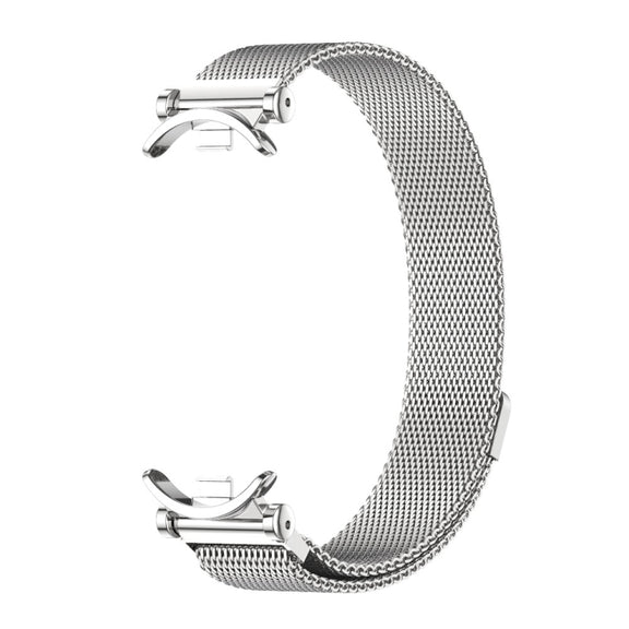 For Xiaomi Smart Band 10 / 9 / 8 Mijobs GT4 Milan Magnetic Metal Watch Band(Silver)
