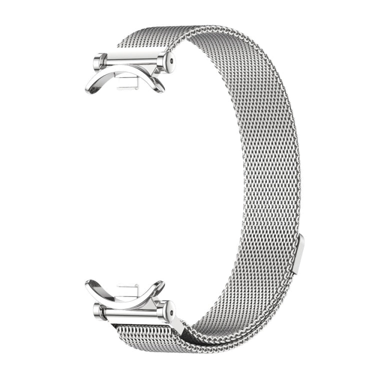 For Xiaomi Smart Band 10 / 9 / 8 Mijobs GT4 Milan Magnetic Metal Watch Band(Silver)