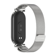For Xiaomi Smart Band 10 / 9 / 8 Mijobs GT4 Milan Magnetic Metal Watch Band(Silver)