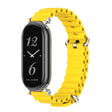 For Xiaomi Smart Band 10 / 9 / 8 Mijobs GT4 Marine Silicone Breathable Watch Band(Yellow Silver) - free shipping - PMc TechLife - Order now!