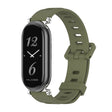 For Xiaomi Smart Band 10 / 9 / 8 Mijobs GT4 Flat Hole Silicone Watch Band(Army Green Silver) - free shipping - PMc TechLife - Order now!