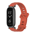 For Xiaomi Smart Band 10 / 9 / 8 Mijobs GT4 Flat Hole Silicone Watch Band(Orange Black) - free shipping - PMc TechLife - Order now!