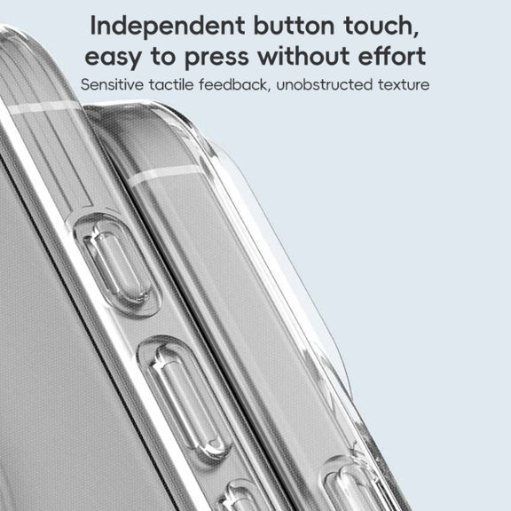 For iPhone 16 Pro Max ZGA Clear TPU Shockproof Phone Case(Transparent)