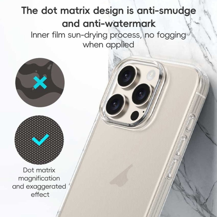 For iPhone 16 Pro ZGA Clear TPU Shockproof Phone Case(Transparent)