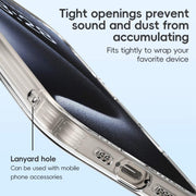 For iPhone 16 ZGA Clear TPU Shockproof Phone Case(Transparent)