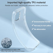 For iPhone 15 Pro Max ZGA Clear TPU Shockproof Phone Case(Transparent)
