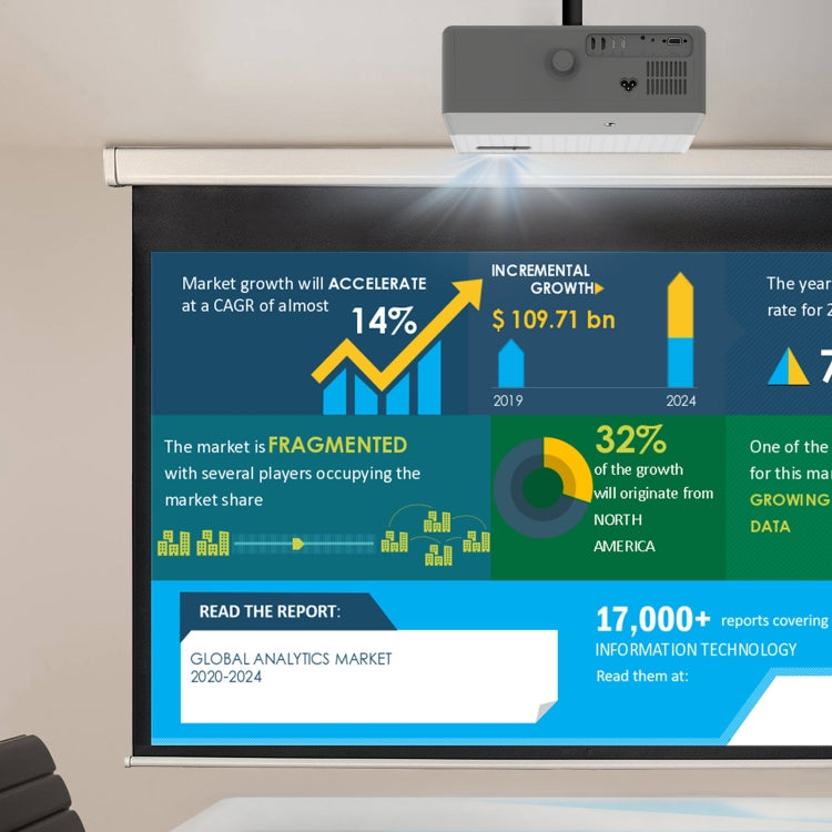 D4000 Android 9.0 1080P HD Home Portable LED Projector(AU Plug) - LED Projector by PMC TechLife | Online Shopping South Africa | PMC TechLife | Buy Now Pay Later Mobicred