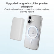 For iPhone 16 Plus ZGA Magsafe Clear PC Hybrid TPU Phone Case(Transparent)