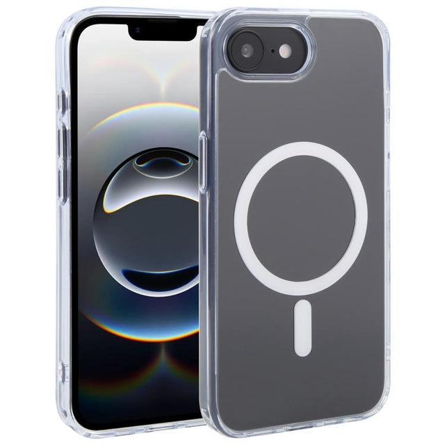 For iPhone 16e ZGA Magsafe Clear PC Hybrid TPU Phone Case(Transparent)