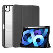 For iPad Air 10.9 2022 / 2020 ZGA Tri-Fold Voltage Smart Leather Tablet Case(Black)