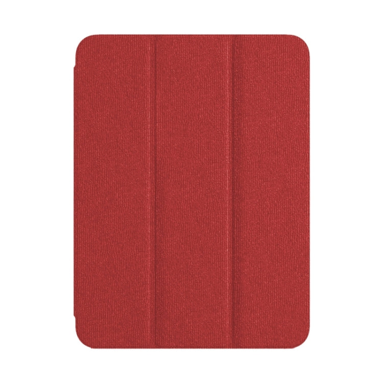 For iPad Pro 12.9 2022/2021/2020 ZGA Tri-Fold Voltage Smart Leather Tablet Case(Red) - free shipping - PMc TechLife - Order now!