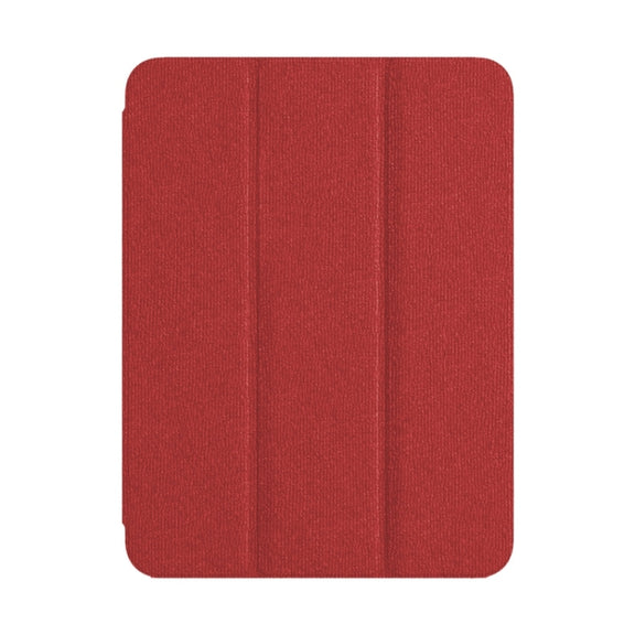 For iPad Pro 11 2022 / 2021 / 2020 ZGA Tri-Fold Voltage Smart Leather Tablet Case(Red)