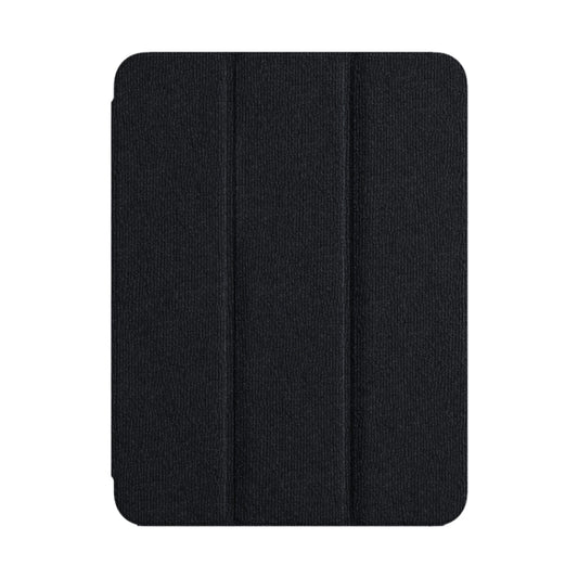 For iPad 2025 / 2022 ZGA Tri-Fold Voltage Smart Leather Tablet Case(Black) - free shipping - PMC Jewellery - Order now!