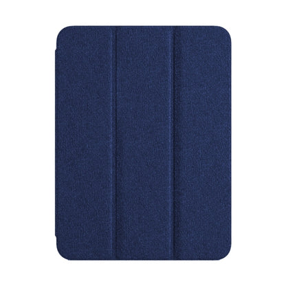 For iPad 2025 / 2022 ZGA Tri-Fold Voltage Smart Leather Tablet Case(Blue) - free shipping - PMC Jewellery - Order now!