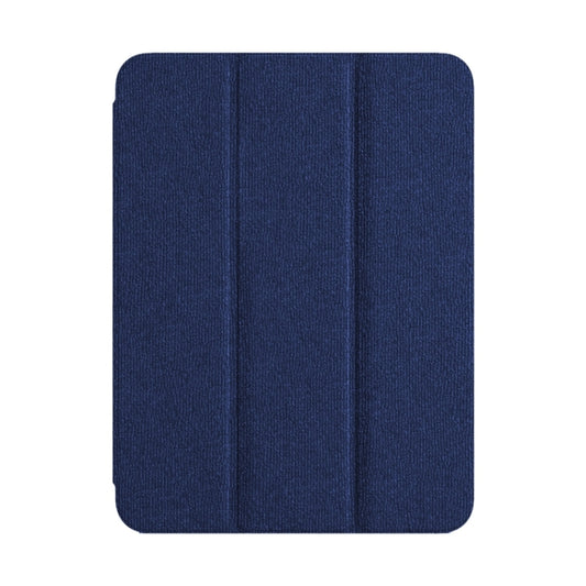 For iPad 2025 / 2022 ZGA Tri-Fold Voltage Smart Leather Tablet Case(Blue) - free shipping - PMC Jewellery - Order now!