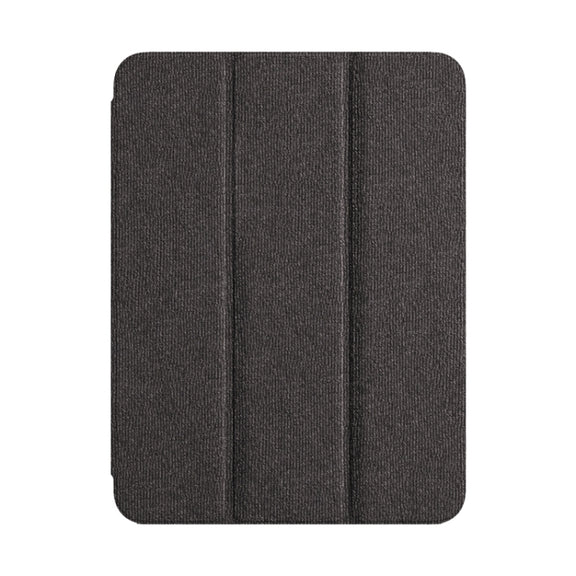 For iPad 10.2 2021/2020/2019 ZGA Tri-Fold Voltage Smart Leather Tablet Case(Grey)