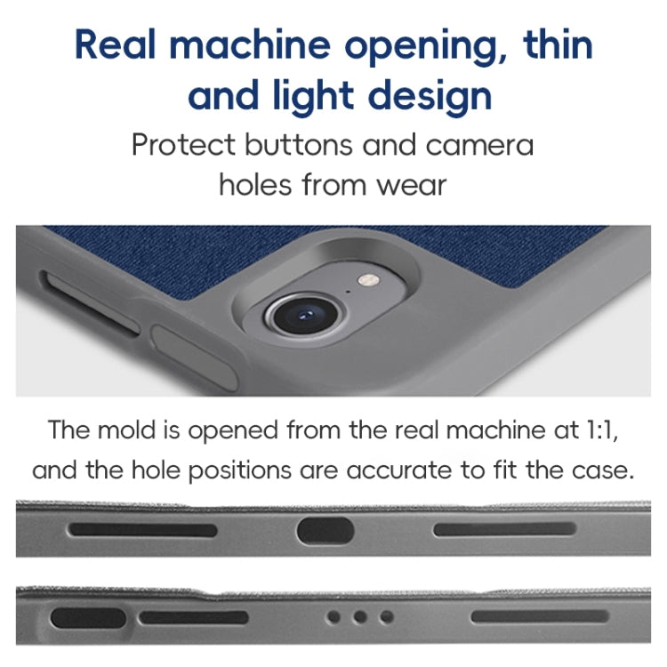 For iPad Pro 12.9 2022/2021/2020 ZGA Tri-Fold Voltage Smart Leather Tablet Case(Red) - free shipping - PMc TechLife - Order now!