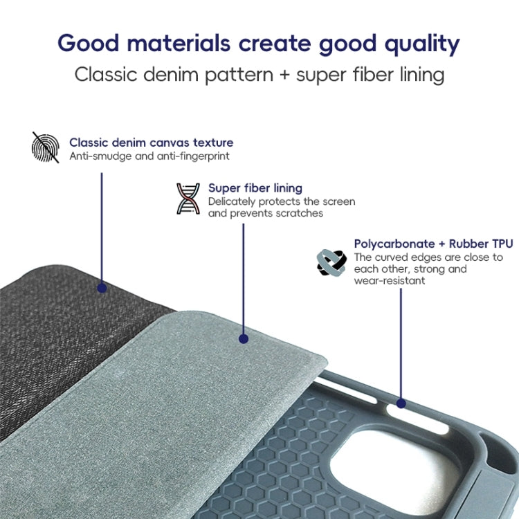 For iPad 2025 / 2022 ZGA Tri-Fold Voltage Smart Leather Tablet Case(Grey) - free shipping - PMC Jewellery - Order now!