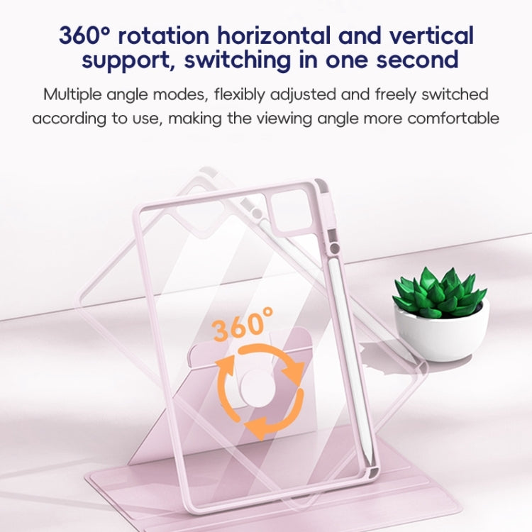 For iPad 10.2 2021/2020/2019 ZGA Tri-Fold 360 Rotation Smart Leather Tablet Case(Black) - free shipping - PMc TechLife - Order now!