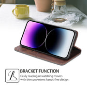 For Motorola Moto G Play 4G 2024 Cow Texture Magnetic Leather Phone Case(Dark Brown)