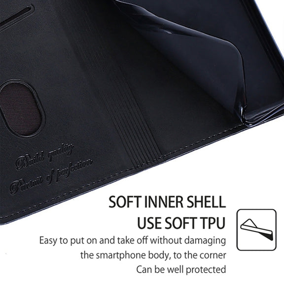 For Motorola Edge 5G 2024 Cow Texture Magnetic Leather Phone Case(Black)