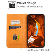 For Motorola Edge 5G 2024 Cow Texture Magnetic Leather Phone Case(Light Brown)