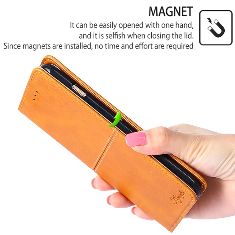 For Motorola Edge 5G 2024 Cow Texture Magnetic Leather Phone Case(Light Brown)
