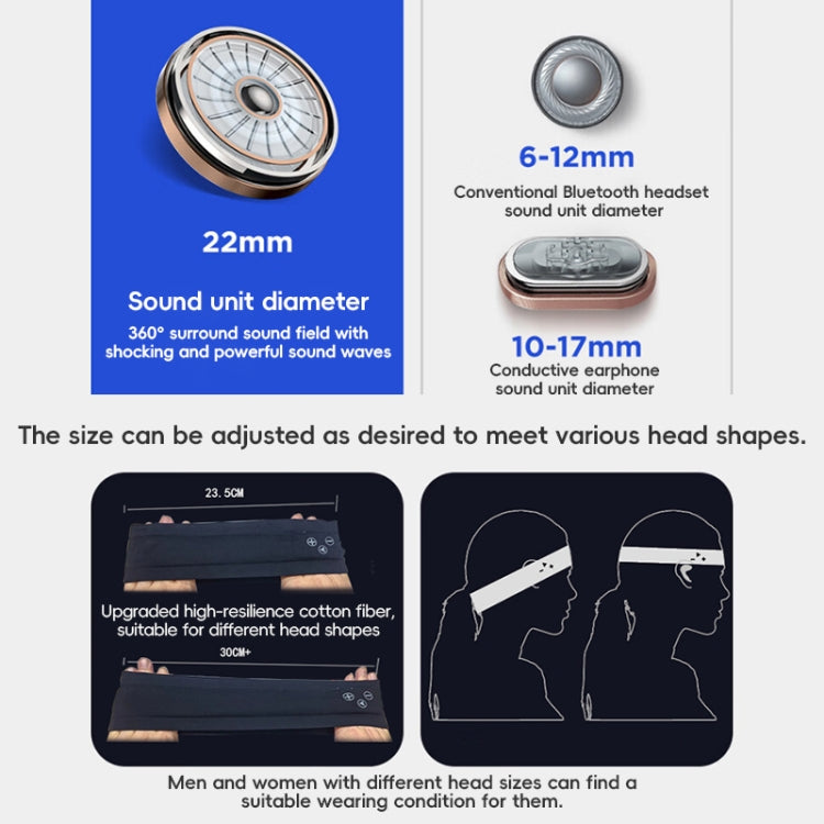 Mucro B01 Turban Style Wireless Bluetooth Headset Sports Headband(Black) - Smart Hats by Mucro | Online Shopping South Africa | PMC TechLife | Buy Now Pay Later Mobicred