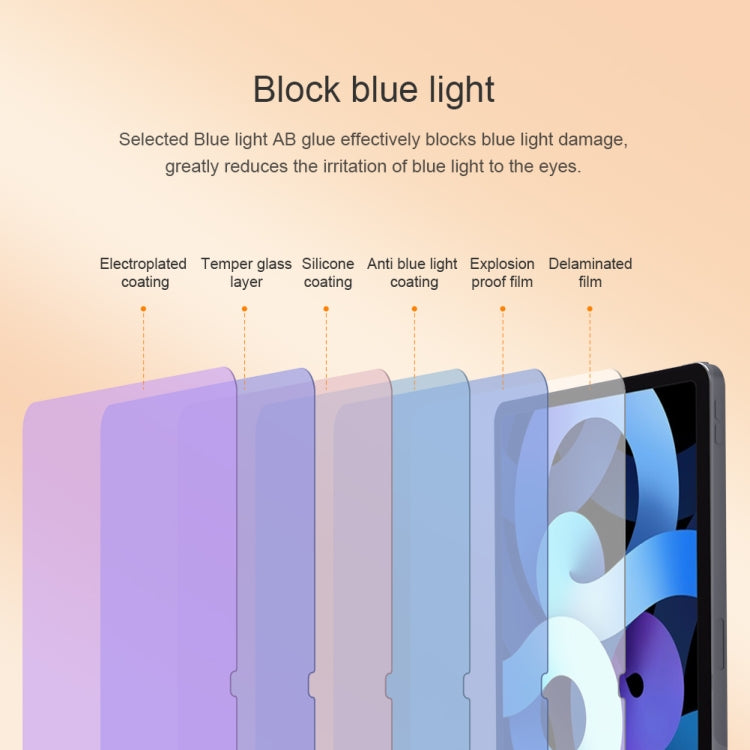 For iPad Air 11 2024 / 2025 NILLKIN V+ Series Anti-Blue Light Tempered Glass Protective Film - iPad Air 11 2025 / 2024 Cases by NILLKIN | Online Shopping South Africa | PMC Jewellery | Buy Now Pay Later Mobicred