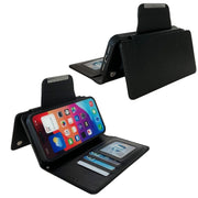 For iPhone 16 Pro Max Multifunctional 7-Cards Wallet Leather Phone Case(Black)