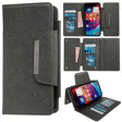 For iPhone 16 Pro Max Multifunctional Seven Cards Wallet Leather Phone Case(Grey) - iPhone 16 Pro Max Cases by PMC TechLife | Online Shopping South Africa | PMC TechLife | Buy Now Pay Later Mobicred