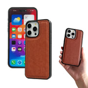 For iPhone 16 Pro Max Multifunctional Seven Cards Wallet Leather Phone Case(Brown)