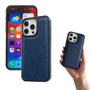 For iPhone 16 Pro Multifunctional Seven Cards Wallet Leather Phone Case(Royal Blue)