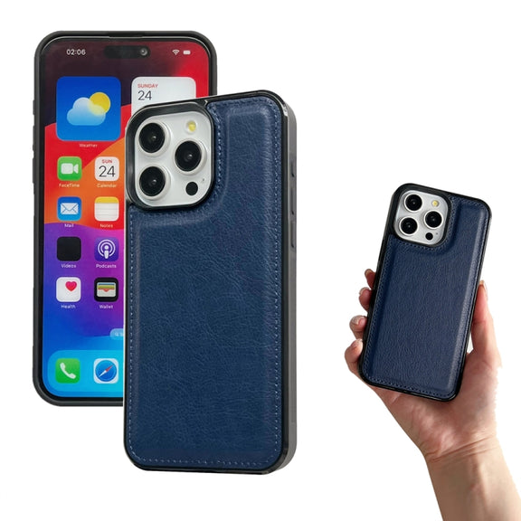 For iPhone 16 Pro Multifunctional Seven Cards Wallet Leather Phone Case(Royal Blue)