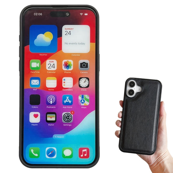 For iPhone 16 Plus Multifunctional 7-Cards Wallet Leather Phone Case(Black)