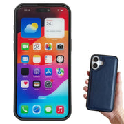 For iPhone 16 Multifunctional 7-Cards Wallet Leather Phone Case(Royal Blue)