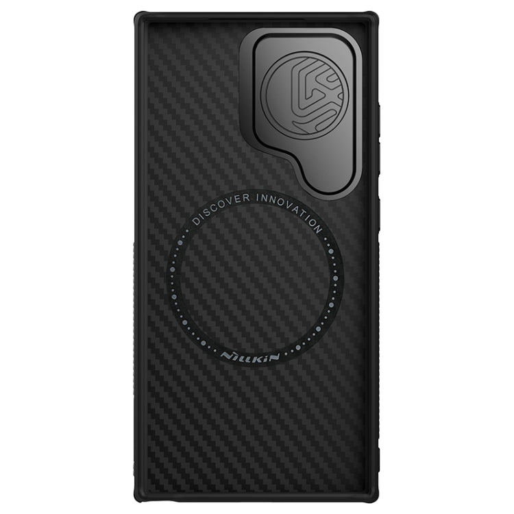 For Samsung Galaxy S24 Ultra 5G NILLKIN Aramid Fiber MagSafe Magnetic Cover Version Phone Case(Black) - free shipping - PMC Jewellery - Order now!