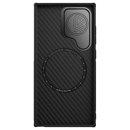 For Samsung Galaxy S24 Ultra 5G NILLKIN Aramid Fiber MagSafe Magnetic Cover Version Phone Case(Black) - free shipping - PMC Jewellery - Order now!
