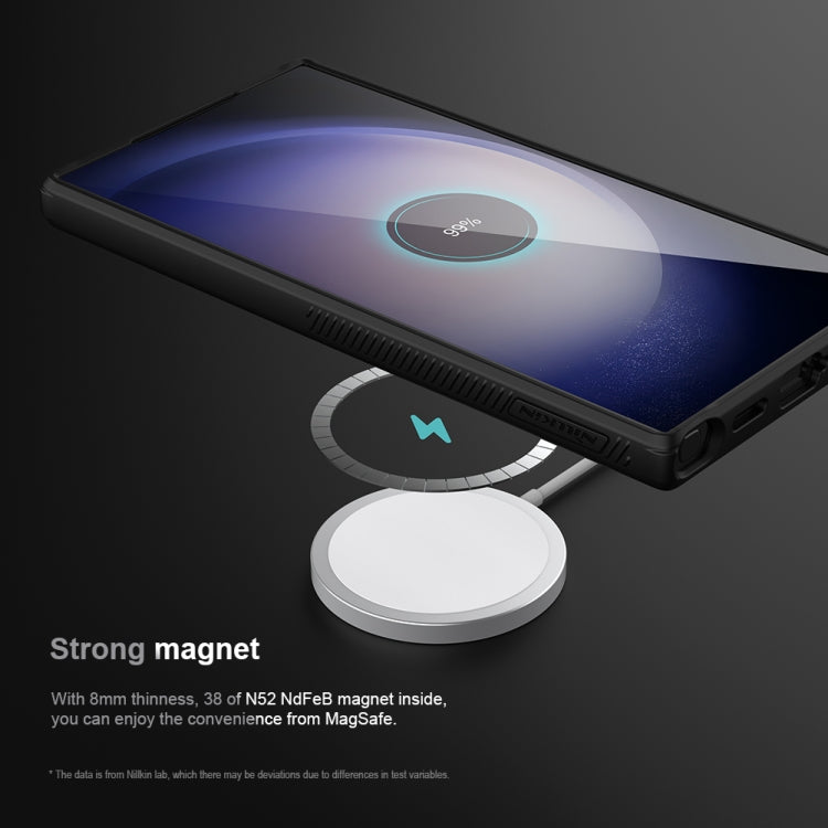 For Samsung Galaxy S24 Ultra 5G NILLKIN Aramid Fiber MagSafe Magnetic Cover Version Phone Case(Black) - free shipping - PMC Jewellery - Order now!