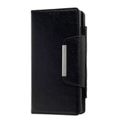 For Samsung Galaxy S24 Ultra 5G Multifunctional 7-Card Wallet Leather Phone Case(Black)