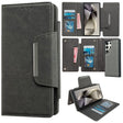For Samsung Galaxy S24 Ultra 5G Multifunctional 7-Card Wallet Leather Phone Case(Grey) - Galaxy S24 Ultra 5G Cases by PMC Jewellery | Online Shopping South Africa | PMC Jewellery | Buy Now Pay Later Mobicred