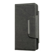 For Samsung Galaxy S24 Ultra 5G Multifunctional 7-Card Wallet Leather Phone Case(Grey)