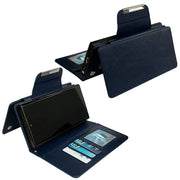 For Samsung Galaxy S24 5G Multifunctional 7-Card Wallet Leather Phone Case(Royal Blue)