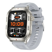 ZW66 2.01 inch BT5.1 Fitness Wellness Smart Watch, Support Bluetooth Call / Sleep / Blood Oxygen / Heart Rate / Blood Pressure Health Monitor(Silver)