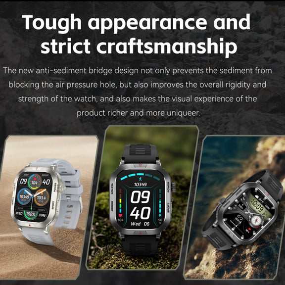 ZW66 2.01 inch BT5.1 Fitness Wellness Smart Watch, Support Bluetooth Call / Sleep / Blood Oxygen / Heart Rate / Blood Pressure Health Monitor(Silver)