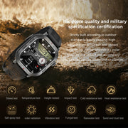 ZW66 2.01 inch BT5.1 Fitness Wellness Smart Watch, Support Bluetooth Call / Sleep / Blood Oxygen / Heart Rate / Blood Pressure Health Monitor(Silver)