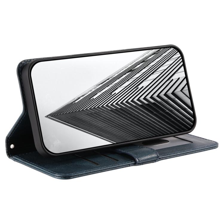 For iPhone 16e Simple 6-Card Wallet Leather Phone Case(Navy Blue) - iPhone 16e Cases by PMC TechLife | Online Shopping South Africa | PMC TechLife | Buy Now Pay Later Mobicred